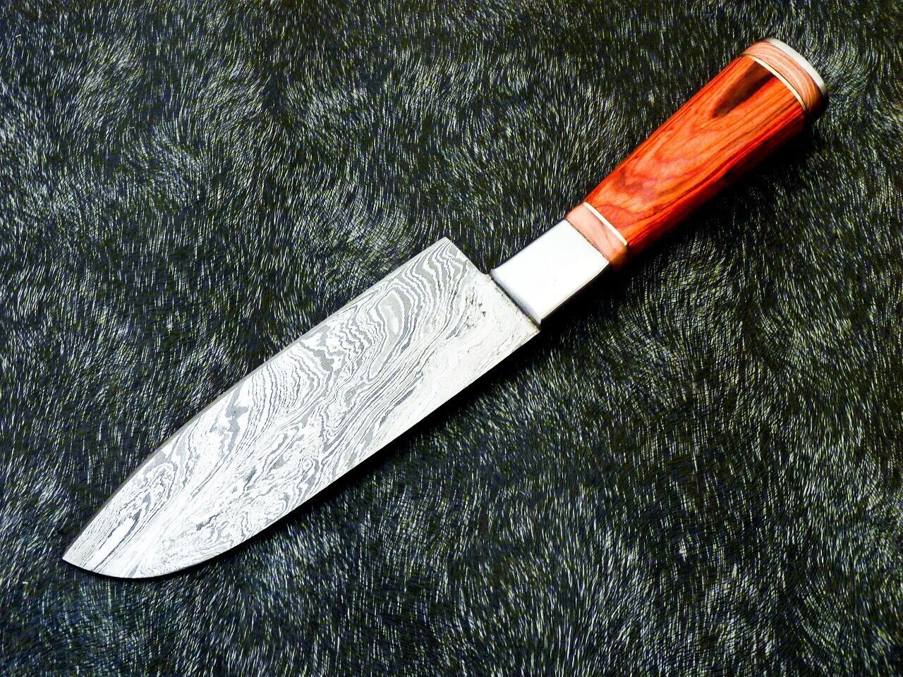 11" CUSTOM HAND FORGED DAMASCUS STEEL CHEF KNIFE KITCHEN KNIFE CHEF KNIFE