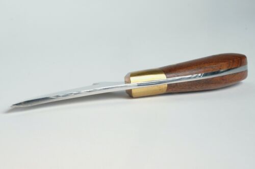 Skinner Hunting Knife – Stainless Steel Blade with Wood & Brass Handle