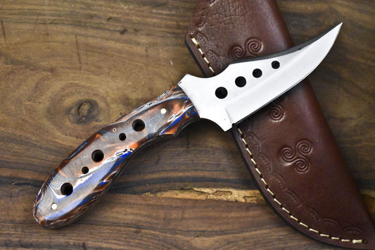 Hand Crafted Skinner Knife 440C Steel with Micarta Handle Outdoor Survival Gift Knife