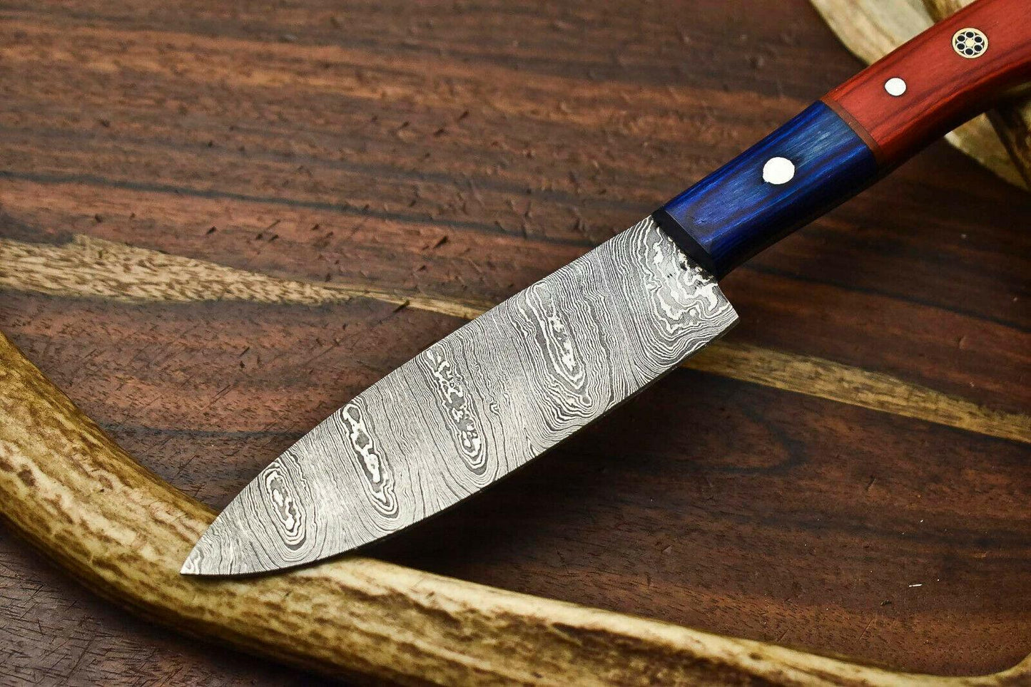 Hand Made Damascus Steel Chef Kitchen Knife | Full Tang Handmade Blade