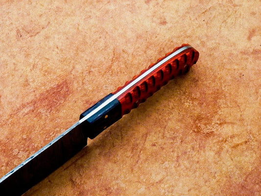 13" Professional Chef Knife Damascus Blade Kitchen Knife "Hard Wood"