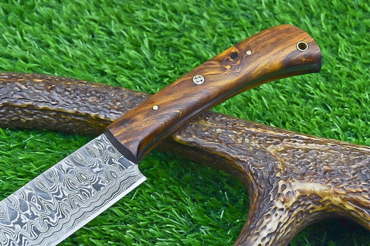 Hand Forged Damascus Steel Kitchen Chef Knife – 16.5" Blade