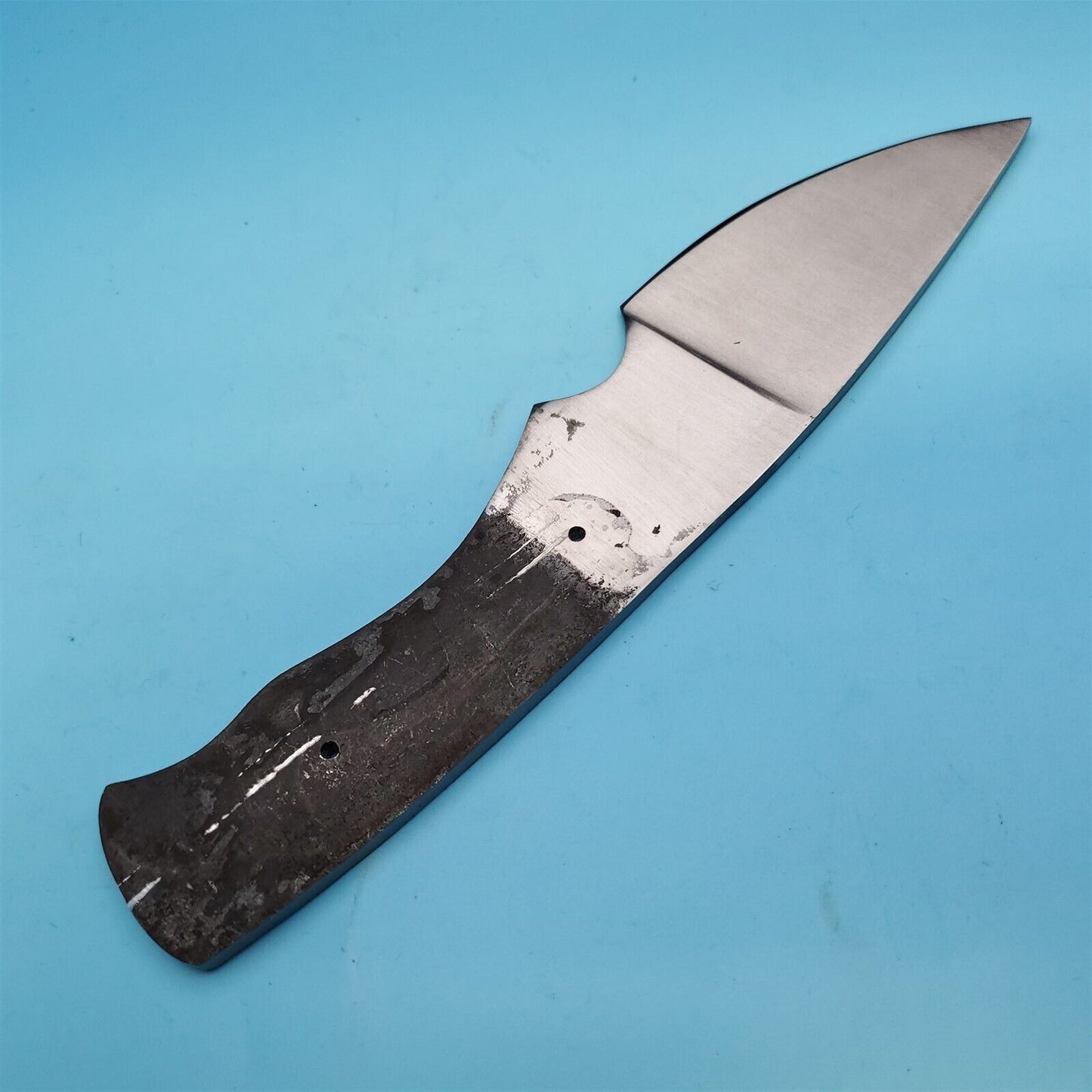 8″ Stainless Steel Wide Skinner Blade Blank – Full Tang Knife