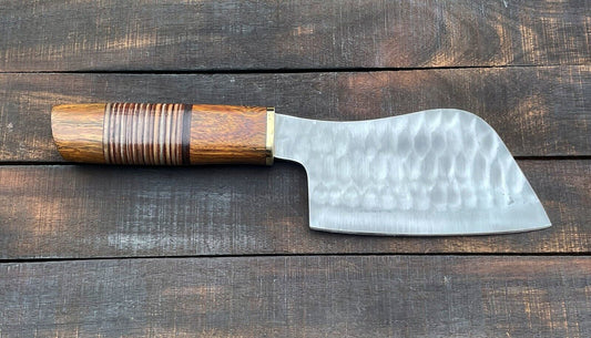 Chef Knife Custom Handmade 1095 High Carbon Steel Meat Cleaver