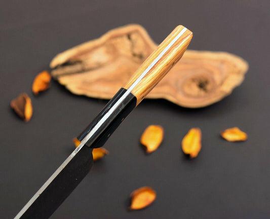 Custom Hand Forged Damascus Steel Chef Cleaver – Handmade Meat Chopper with 7" Blade