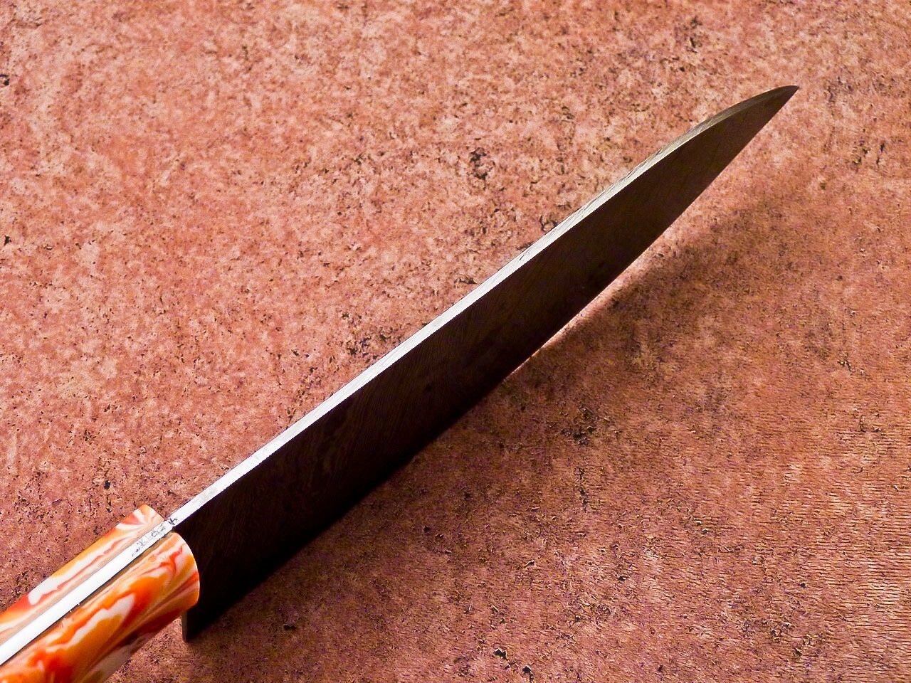 13" Professional Chef Knife | Handmade Damascus Steel Blade with Resin Handle