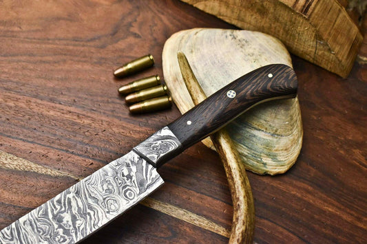 Handmade Damascus Steel Chef Knife – Full Tang