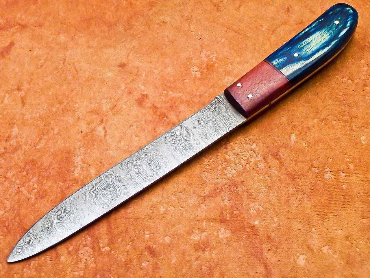 11" Handmade Damascus Steel Professional Chef Knife – Hardwood Handle, 512 Layers, Hand-Forged Kitchen Knife