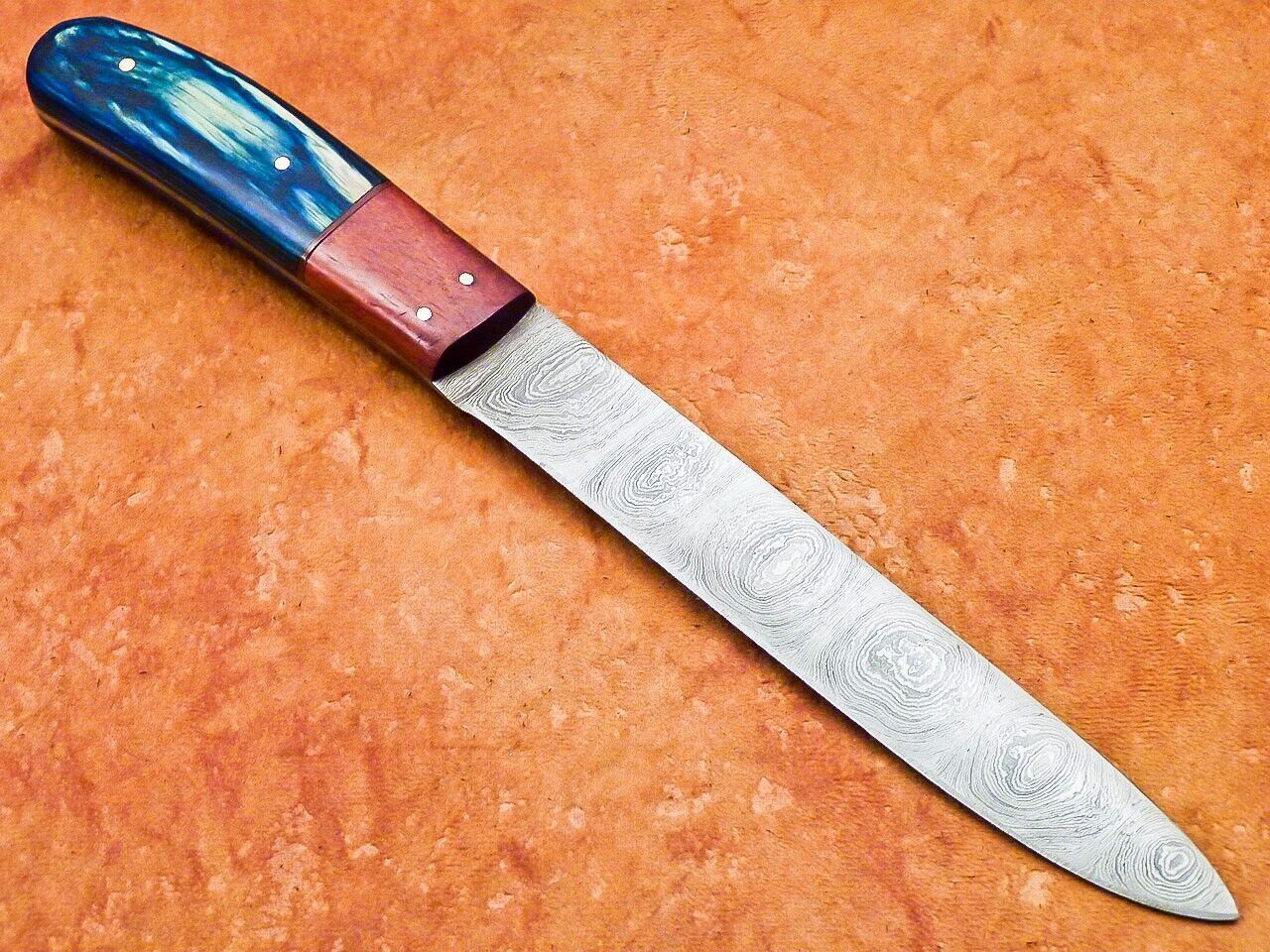 11" Handmade Damascus Steel Professional Chef Knife – Hardwood Handle, 512 Layers, Hand-Forged Kitchen Knife