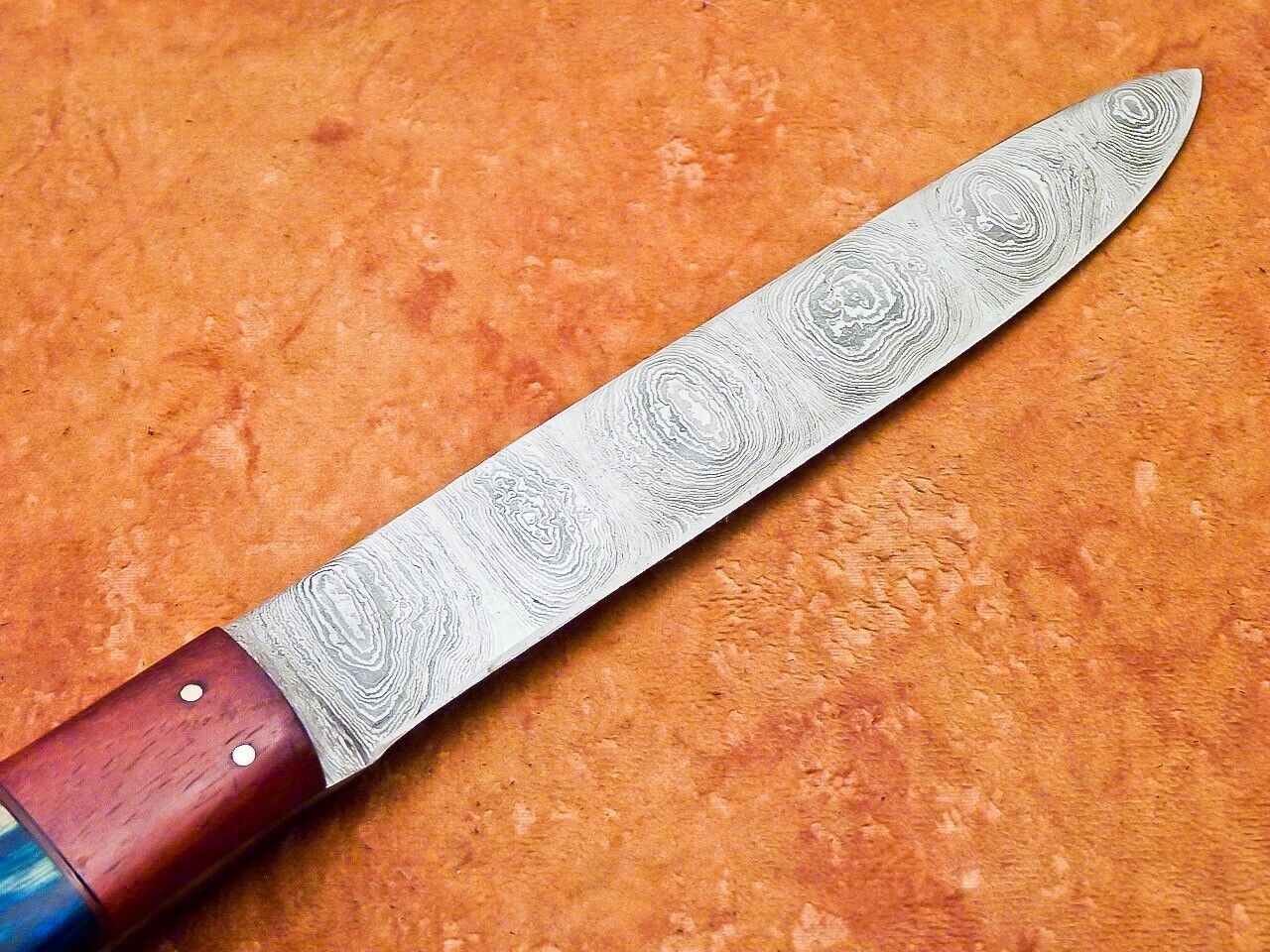 11" Handmade Damascus Steel Professional Chef Knife – Hardwood Handle, 512 Layers, Hand-Forged Kitchen Knife