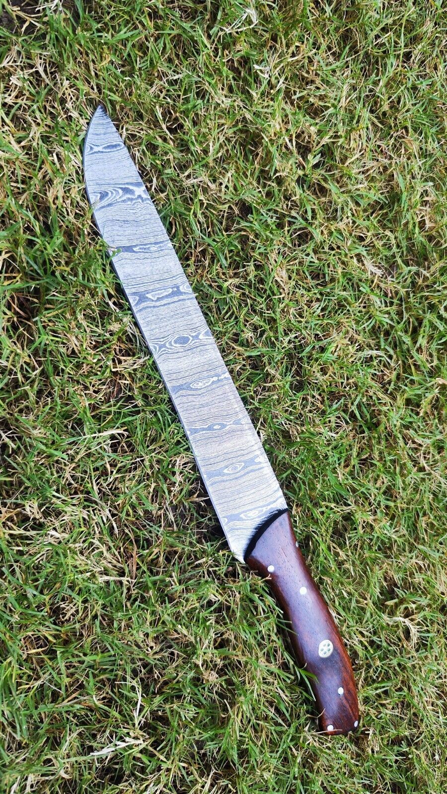 Custom Handmade Damascus Steel Kitchen Knife | Full Tang Fillet Chef Knife Gift
