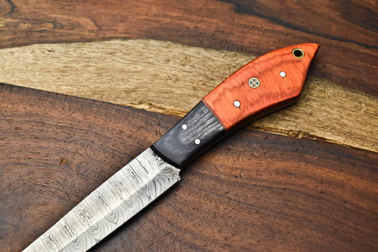 Custom Handmade Damascus Steel Chef Knife Full Tang Professional Kitchen Blade