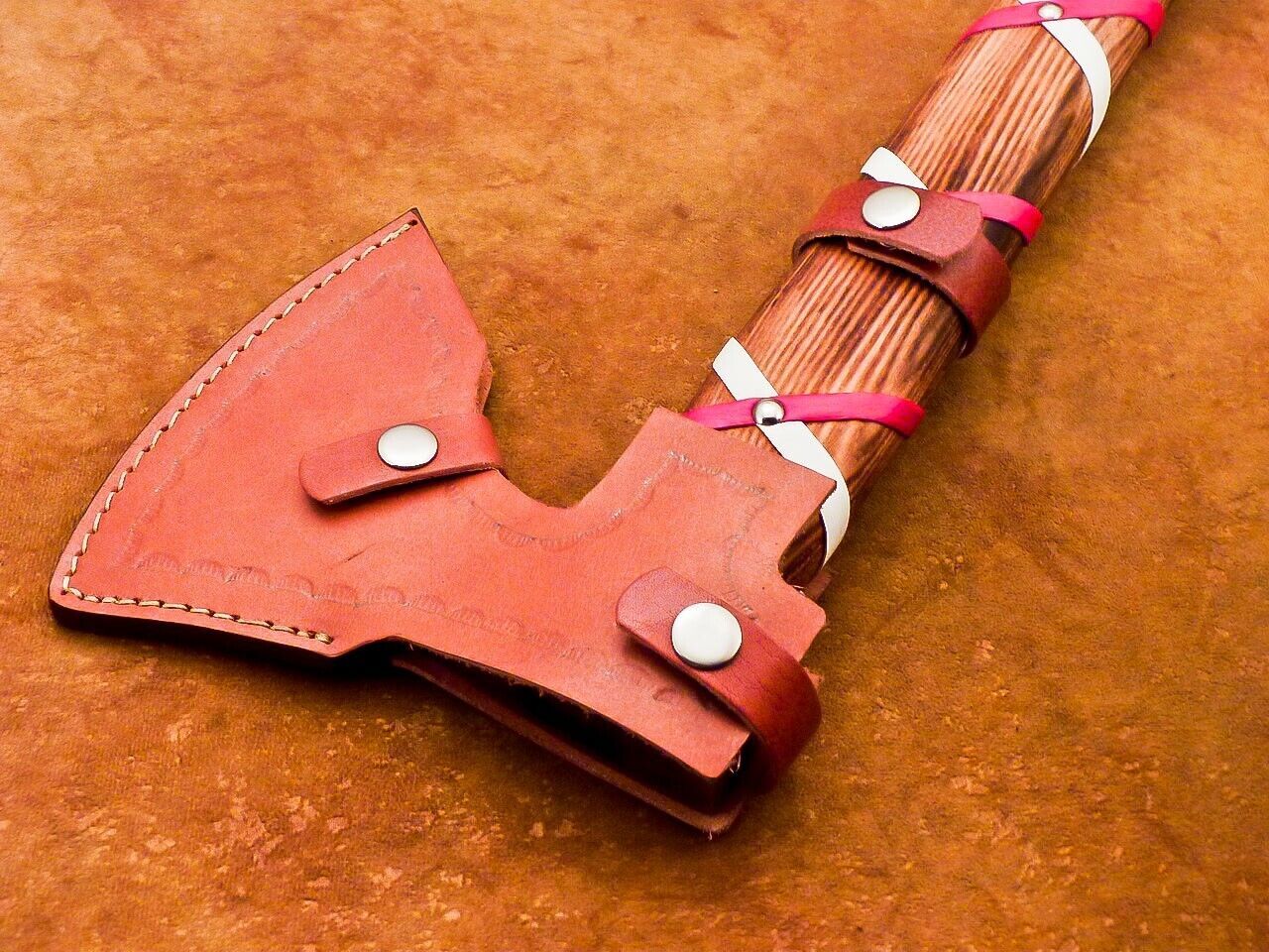 Hand Forged Carbon Steel Bearded Viking Axe with 22 Inch Ash Wood Handle