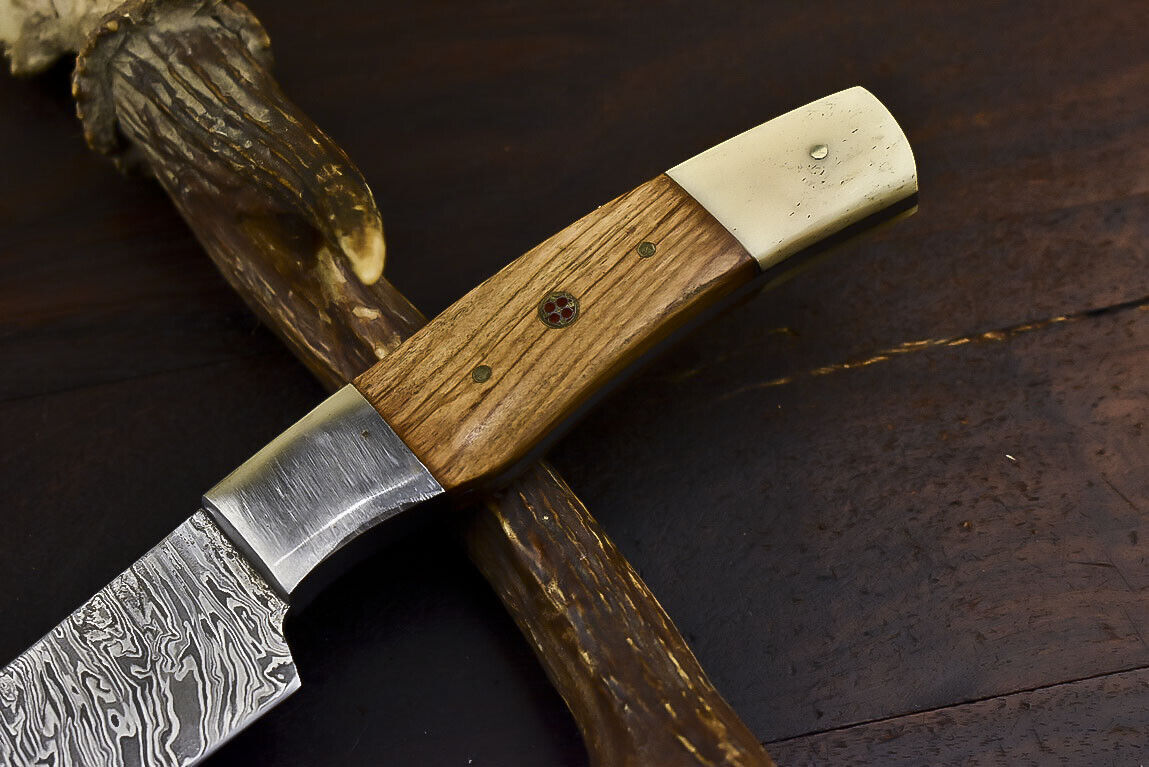 Damascus Steel Kitchen Chef Knife – Multi-Purpose Cooking & Camping Knife