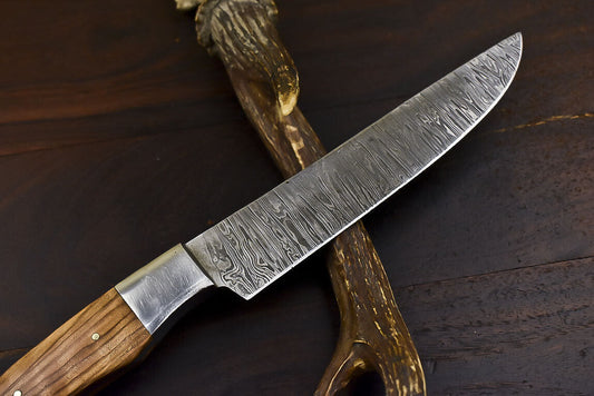 Damascus Steel Kitchen Chef Knife – Multi-Purpose Cooking & Camping Knife