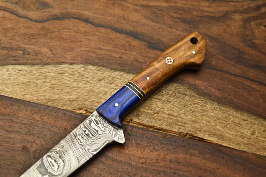 Rare Custom Handmade Damascus Steel Blade Kitchen Full Tang Chef Knife, Perfect for Professional and Home Use