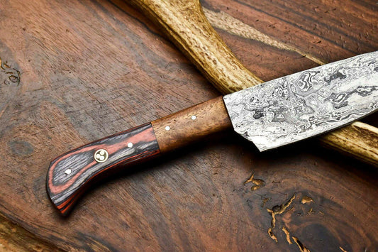 Damascus Steel Chef Knife – Full Tang Kitchen Knife