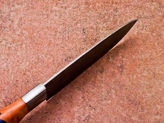 13" Professional Chef Knife – Hand-Forged Damascus Steel Blade with Resin Handle