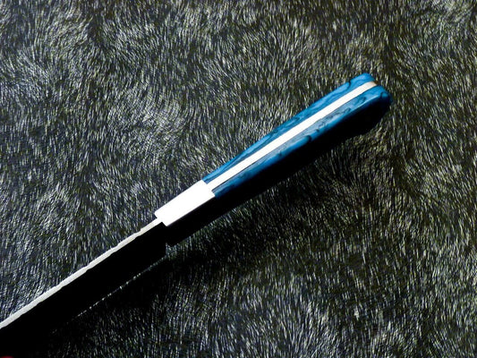 13" Custom Hand Forged Damascus Steel Chef Knife Kitchen Knife with Resin Handle