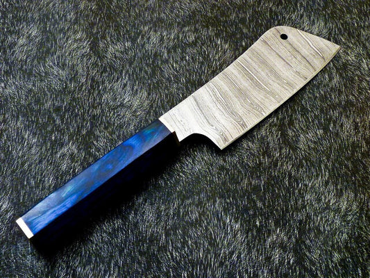 12" Custom Hand Forged Damascus Steel Chef Knife – Kitchen Knife with Hardwood Handle