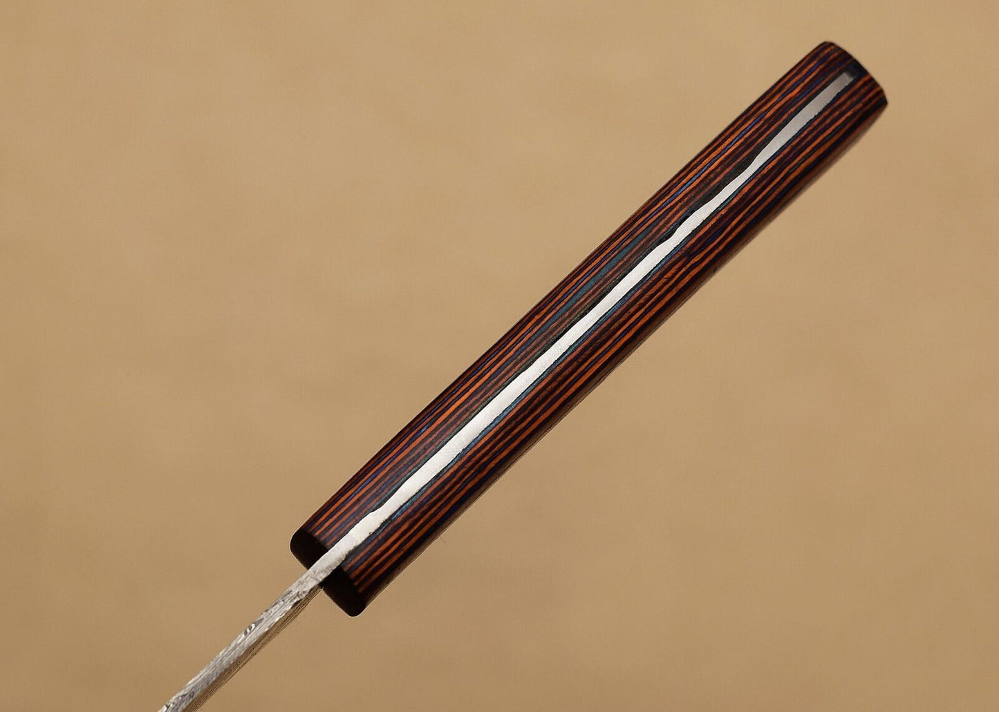 Kitchen Chef Fillet Knife with Pakka Wood Handle & Leather Sheath