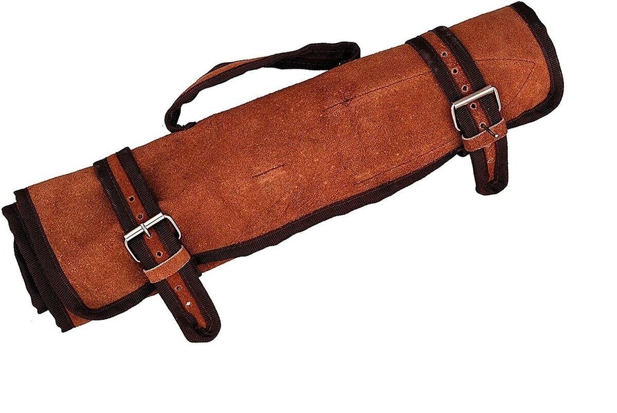 Christmas Sale – Handmade Damascus Chef Knife Set | Full Tang with Leather Case