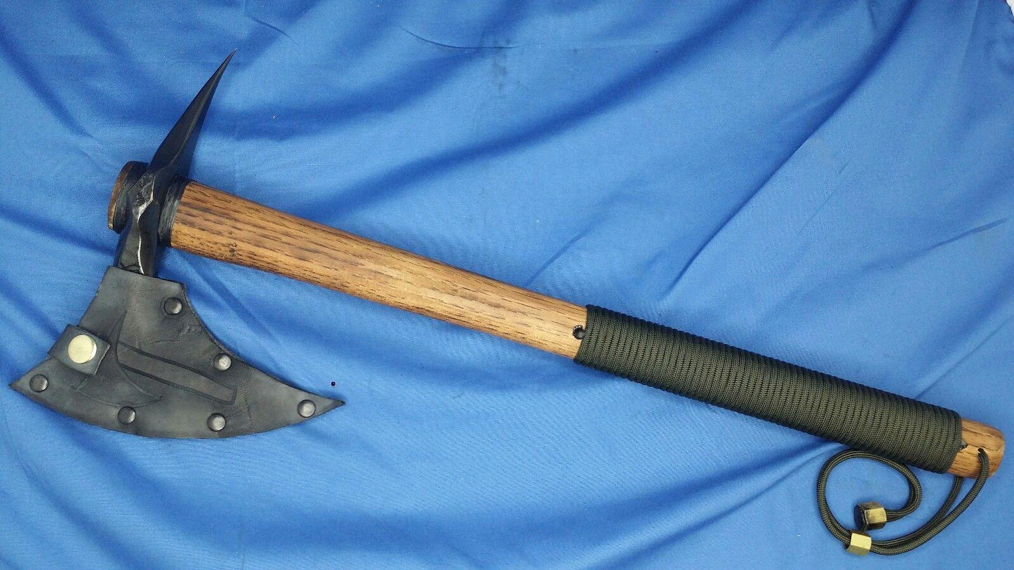 Hand-Forged Norse Spike Tomahawk | Authentic Viking Axe