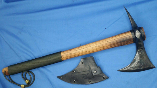 Hand-Forged Norse Spike Tomahawk | Authentic Viking Axe