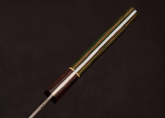 Hand-Forged Damascus Steel Chef Knife 13" | Outdoor Hunting Blade with Pakka Handle