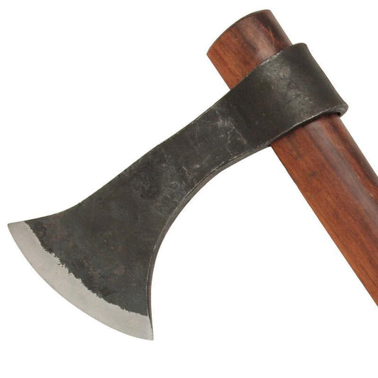 Authentic Viking Combat Steel Axe – Handcrafted Two-Handed Battle Axe