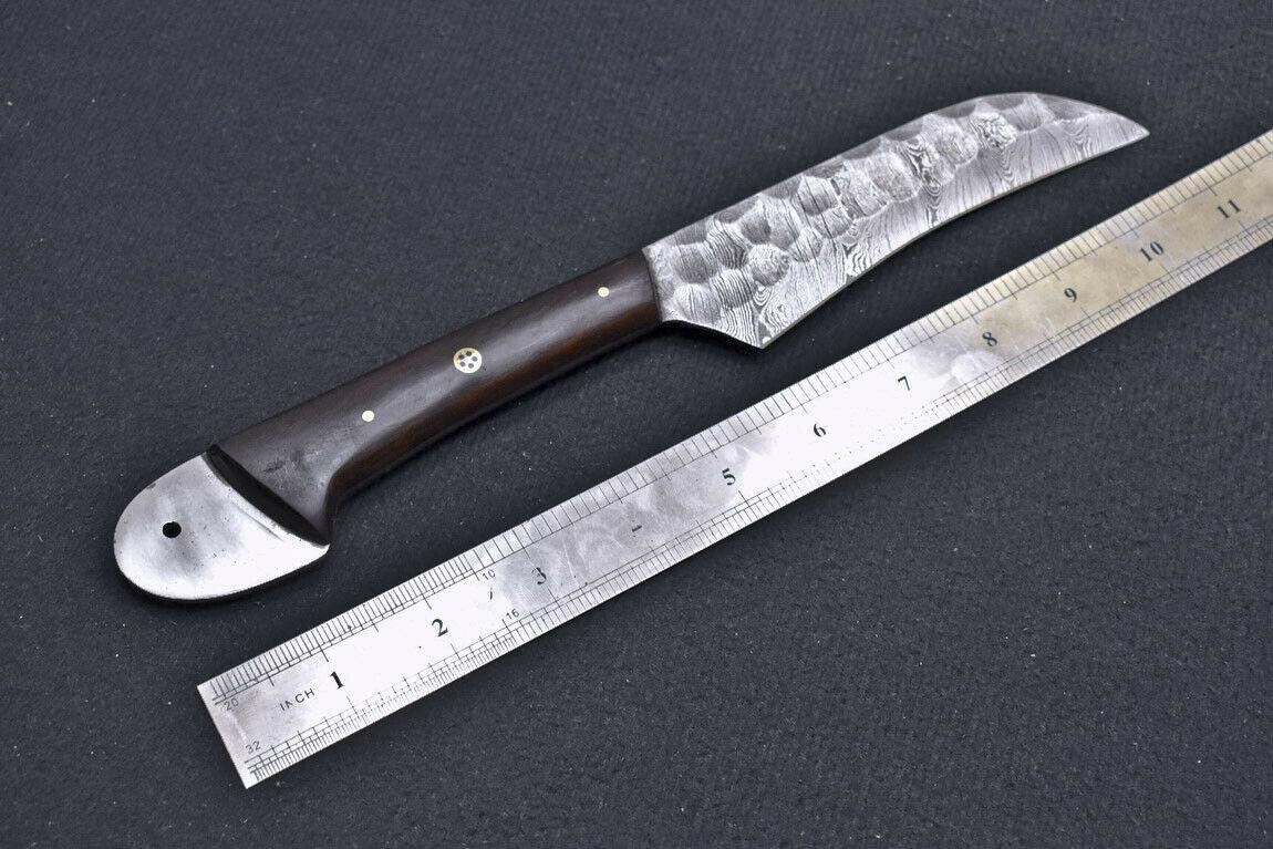 CUSTOM HAND FORGED DAMASCUS BLADE PROFESSIONAL KITCHEN CHEF KNIFE