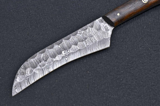 CUSTOM HAND FORGED DAMASCUS BLADE PROFESSIONAL KITCHEN CHEF KNIFE