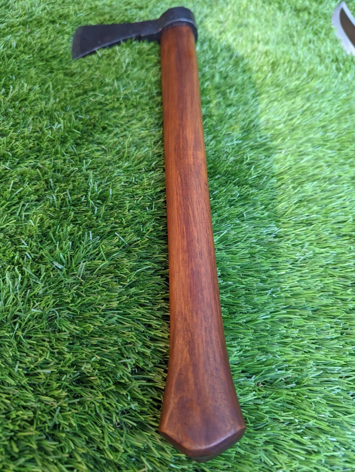 18 Inch Hand Forged Slavic Viking Battle Axe Tomahawk with Wooden Handle