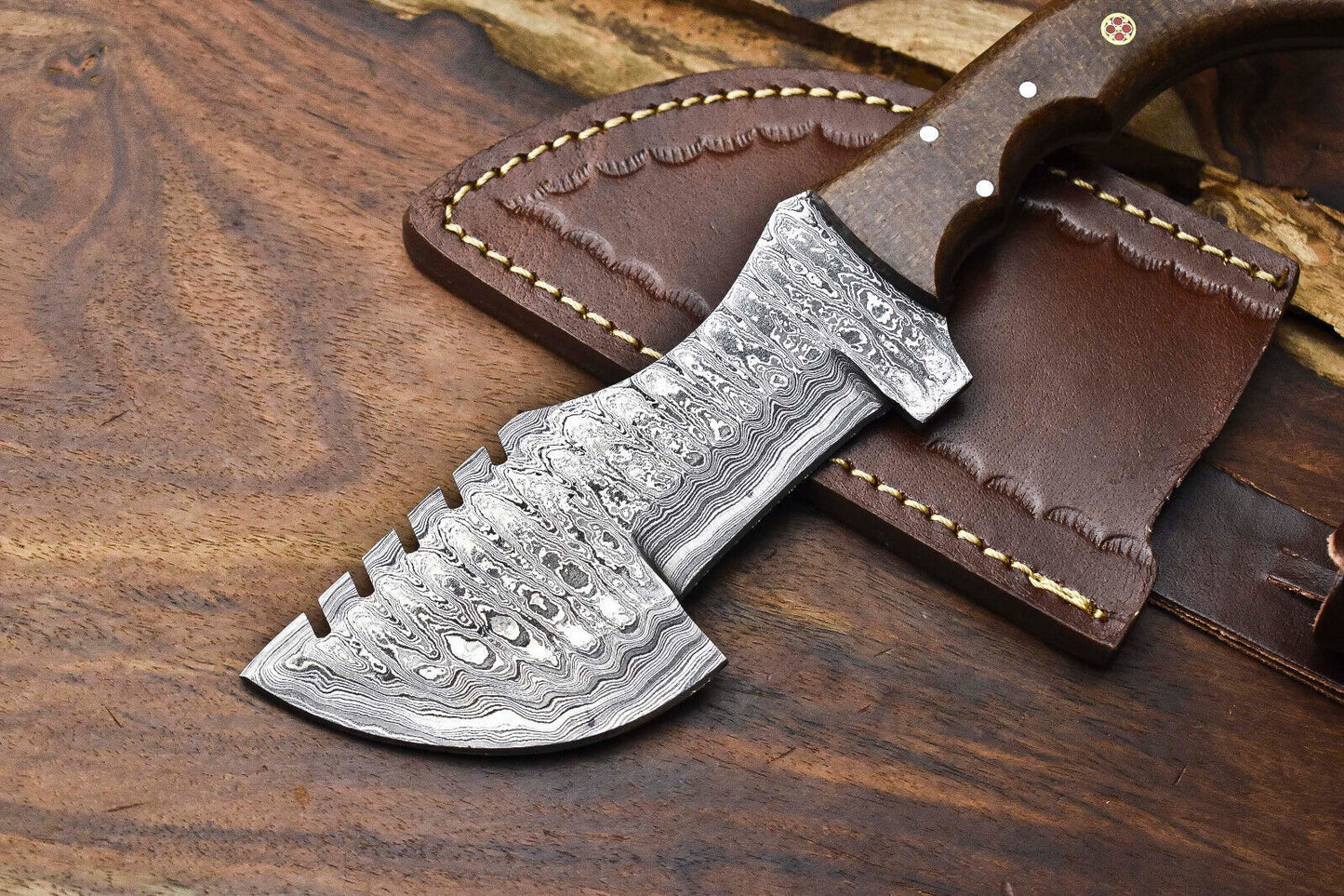 12.0" Rare Handmade Damascus Blade Tracker Knife | Full Tang Camping Survival Knife