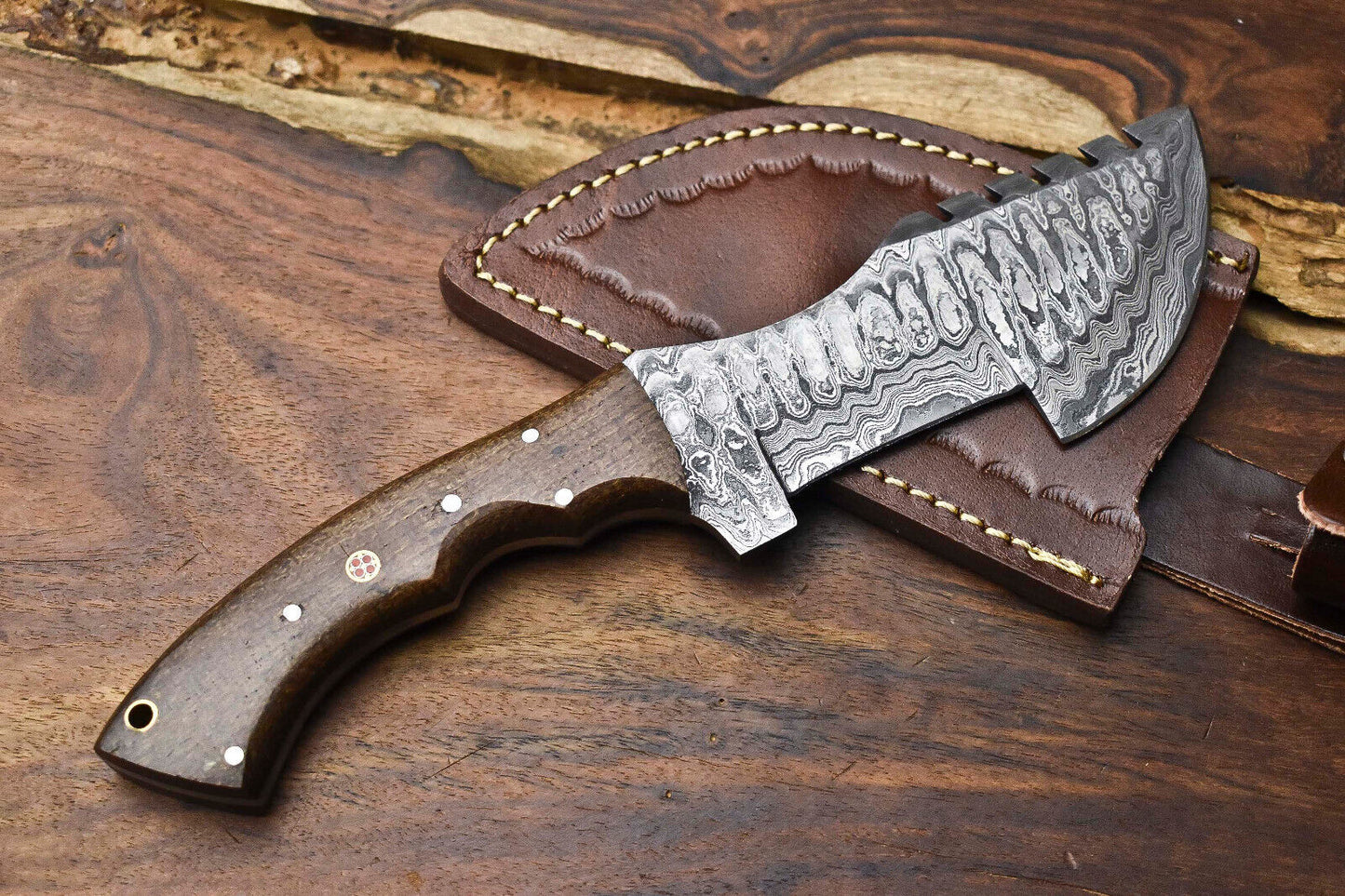 12.0" Rare Handmade Damascus Blade Tracker Knife | Full Tang Camping Survival Knife