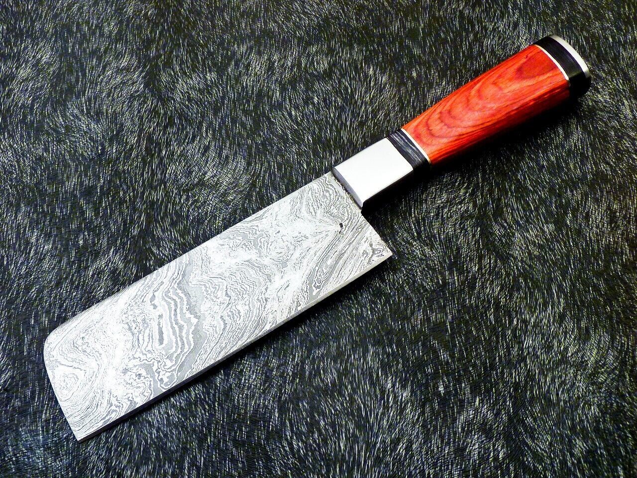 11" Custom Hand Forged Damascus Steel Chopper Knife – Kitchen & Chef Knife