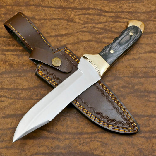 Handmade D2 Steel Full Tang Bowie Knife | Hunting & Sporting Outdoor Blade 12"