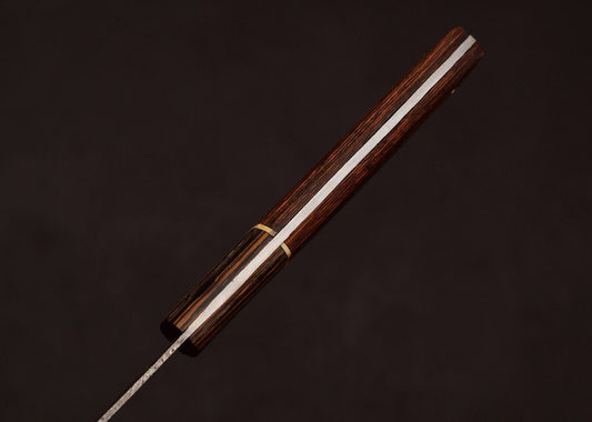 Handmade Full Tang Damascus Steel Chef Knife 8" Pakka Wood Handle Sheath