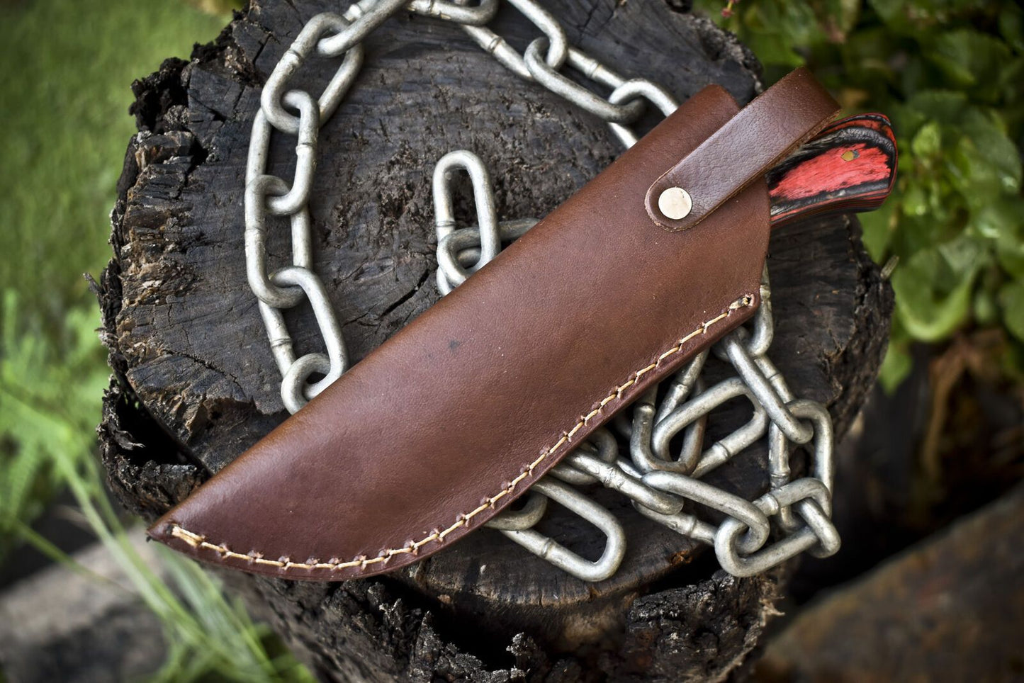 Custom Skinner Knife 440C Steel with Hardwood Handle Fishing & Hunting Knife Rare Edition