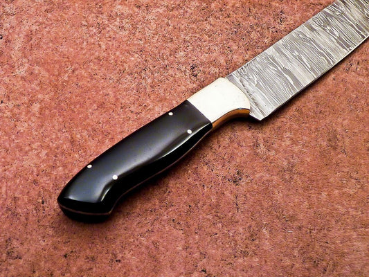 12" Professional Chef Knife | Handmade Damascus Blade Kitchen Knife with Resin Handle