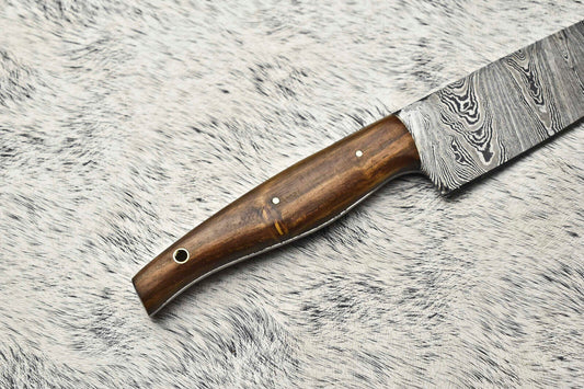Premium 12" Handmade Damascus Steel Full Tang Chef Kitchen Knife