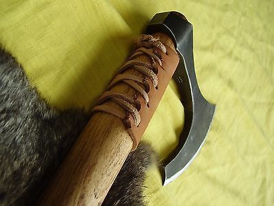 Hand Forged Viking Bearded Tomahawk Axe – Ragnar Style Bushcraft Hatchet