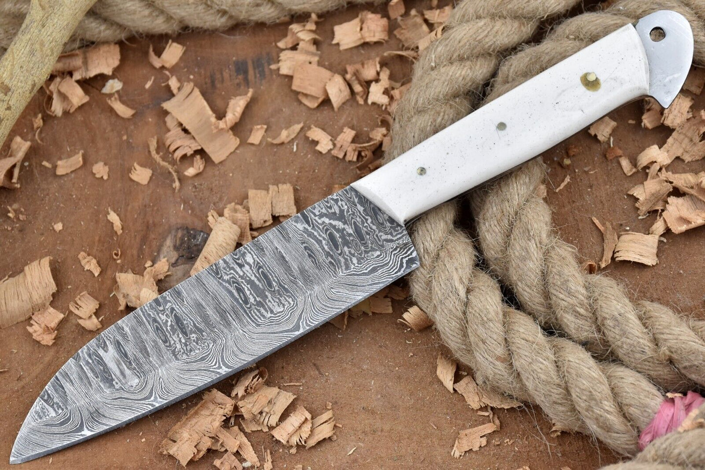 Premium CUSTOM Handmade Damascus Steel Chef Knife – Kitchen Full Tang Cleaver