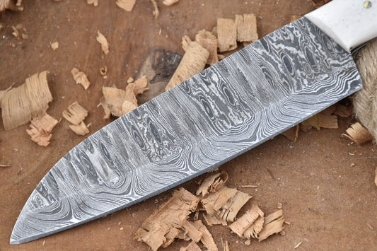 Premium CUSTOM Handmade Damascus Steel Chef Knife – Kitchen Full Tang Cleaver