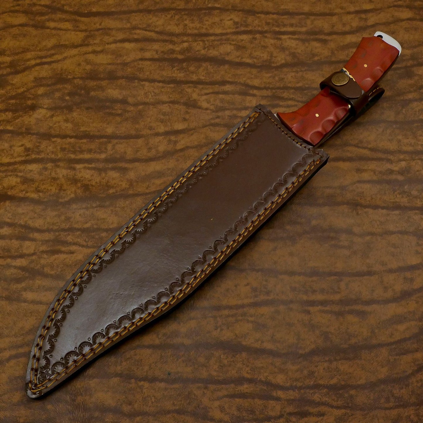 Handmade 12-Inch D2 Steel Full Tang Huge Bowie Hunting & Sport Knife