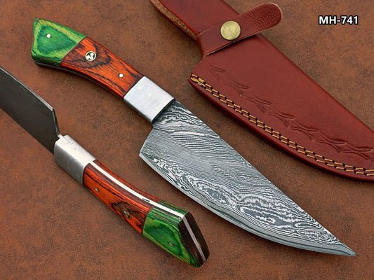 Custom Handmade Forged Damascus Steel Chef Knife – Kitchen Knife, Personalized Gift