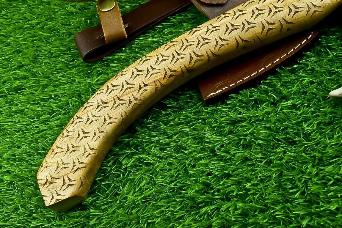 Handmade Viking Tomahawk Axe Hatchet Bearded Axe with Olive Wood Handle – Carbon Steel