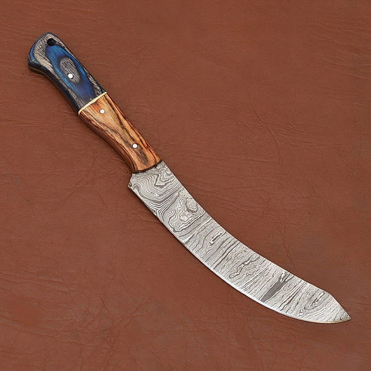 Professional Handmade Damascus Steel Chef Knife – Pakka Wood Grip