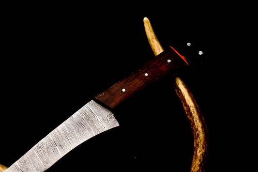 12" Custom Handmade Damascus Steel Chef Knife – Full Tang Kitchen Blade knife