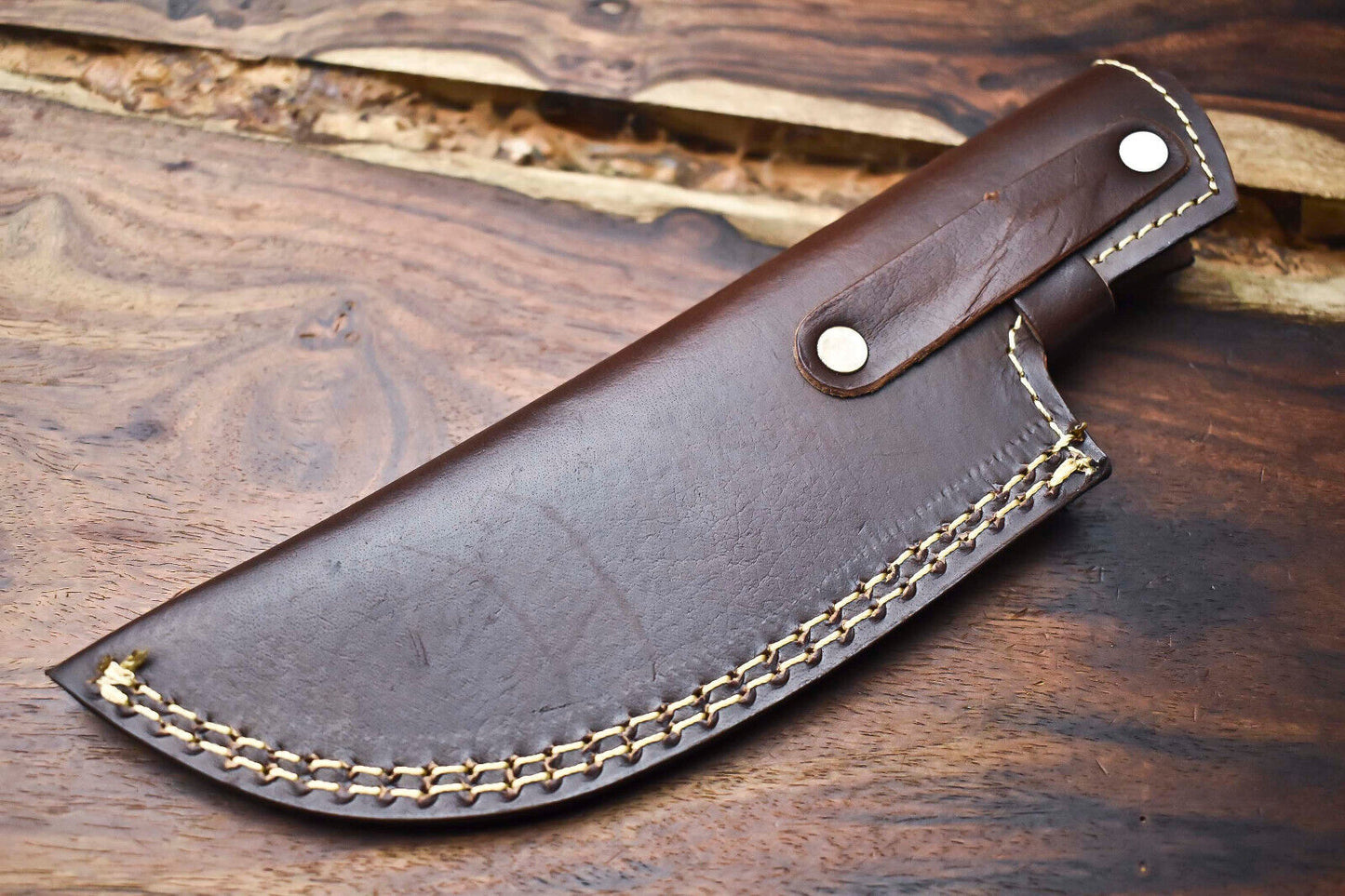 Rare Handmade Damascus Tracker Knife | Full Tang Camping & Hunting Blade